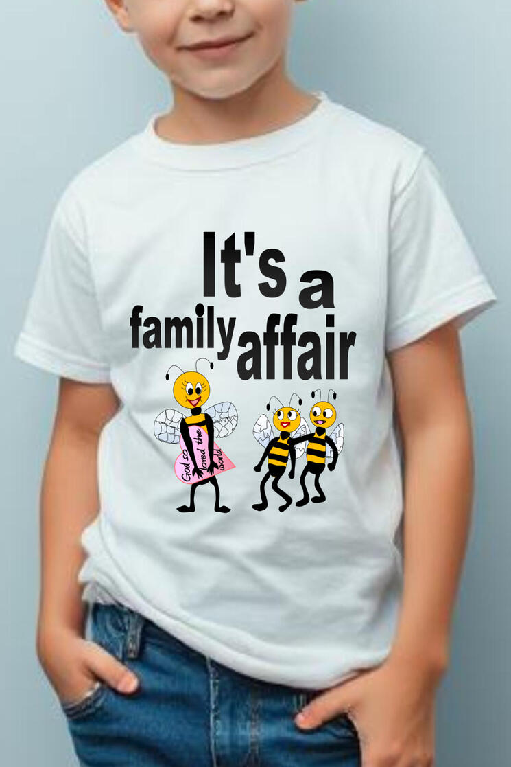 It's A Family Affair Boys Christian T-shirt